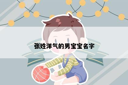 张姓洋气的男宝宝名字